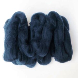 Grosse laine à tricoter pelote MeriWoolArt 100% XXL Pelote laine merinos Acier, 3 kg 2 cm Fil de laine pour feutrage humide Laine à feutrer sec DIY Cadeau de couverture épaisse en laine doux 