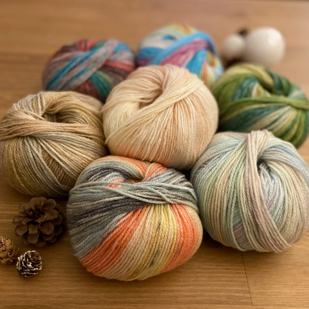 Pelote de laine multicolore - Tricot, Laine - 10 Doigts